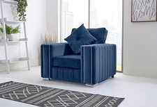 Plush Velvet Sofa Set Corner