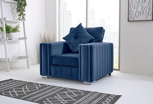 Plush velvet sofa set corner - sofa,