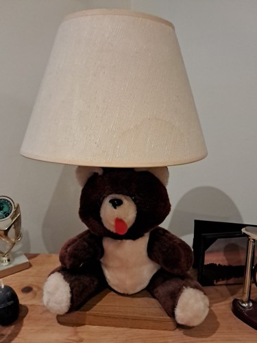 Vintage teddy bear lamp - bear,