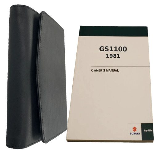 Owner manual for 1981 suzuki - owner's,
