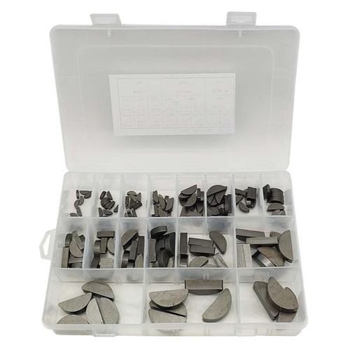 164 pcs m10 - woodruff, keys