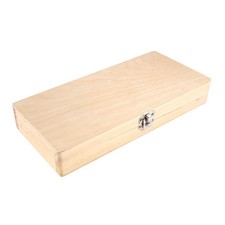 Wooden Slide Storage Box Holds