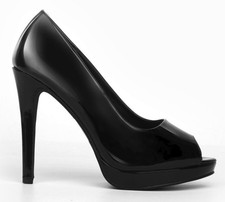 Peep Toe High Heel Platform