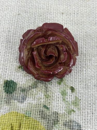 Vintage 1930s red cherry amber - red,