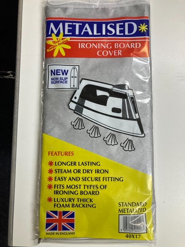 Metalised ironing board cover - ironing,