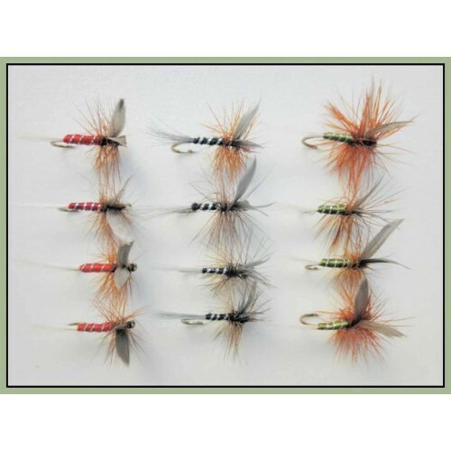 Barbless flies x - flies,, 12