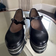 Bloch Techno Mary Jane Tap Shoes 5.5 M Junior Black Leather