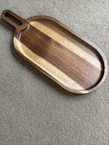 Acacia wooden serving board - acacia,