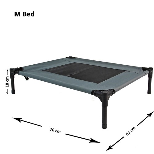 Elevated dog bed pet cat - pet, mesh