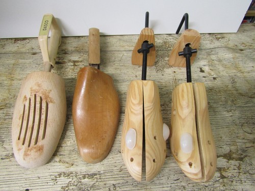 Vintage modern wooden shoe - wooden,