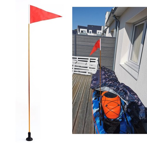Lightweight canoe flag - lightweight, pole