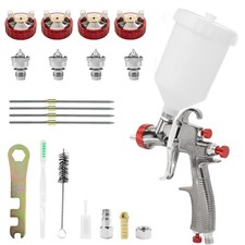 R500 LVLP Air Spray Gun Car Painting Guns 1.3/1.5/1.7/2.0mm Nozzle Paint Sprayer