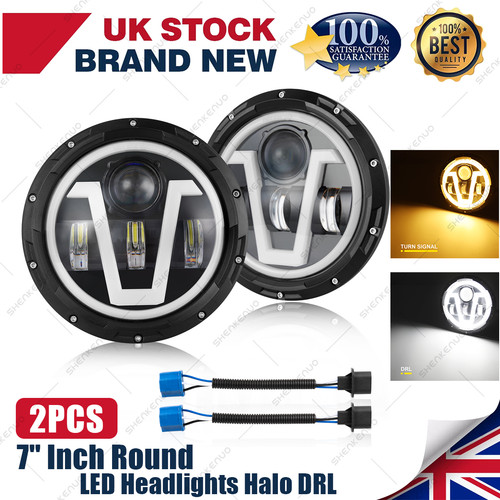 Inch round led headlights - inch,