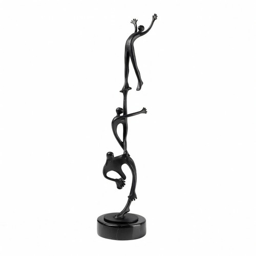 Alloy metal gymnast figurine - gymnast,