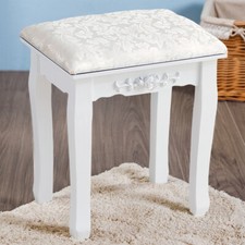 White Dressing Table Stool