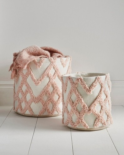 Storage baskets pink - storage, x2