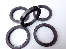 5 x Mild Steel 12mm Square Bar Rings Weld Wrought Iron Components 100mm Diameter