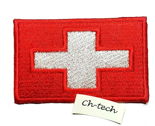 Embroidered switzerland flag - embroidered,