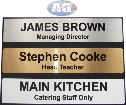 Personalised metal door sign - door,