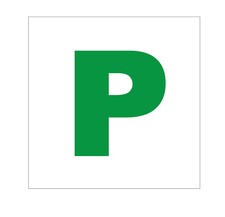2 X PASSED P PLATES CAR VAN