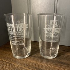 2  x Westons Cider - Half Pint Glass