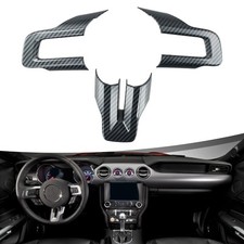 Upgrade Your For Ford For Mustang with Carbon Fiber Steering Wheel Trim