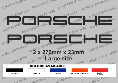 Porsche decal stickers x2 - **, decal/stickers