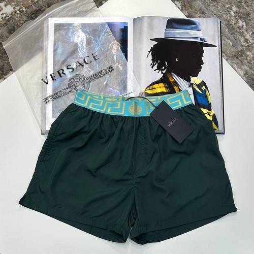 Versace swim shorts - versace, dark