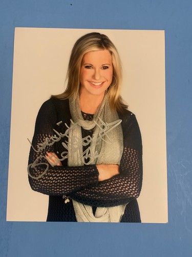 Olivia newton john - hand, signed