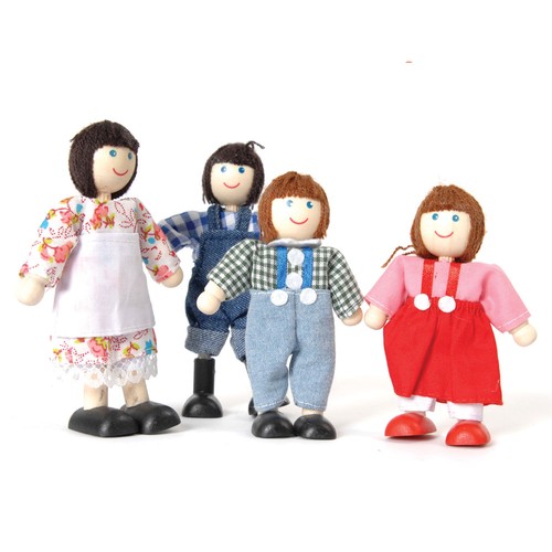 Tidlo wooden farm family doll - farm,