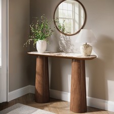 Walnut and marble - walnut, effect