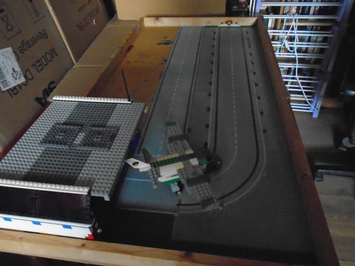 Lego airport with cargo - cargo, plane