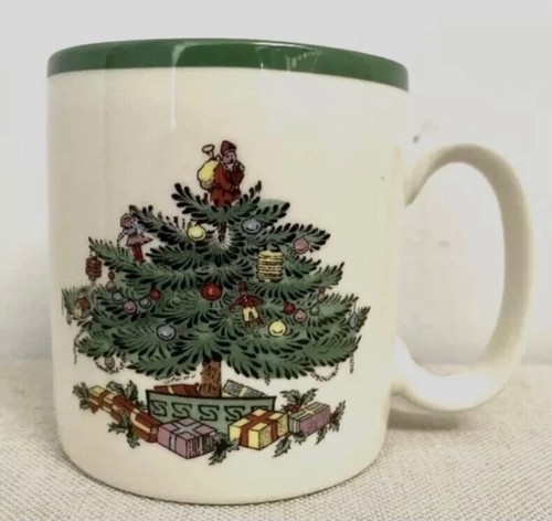 Spode christmas tree mug - christmas,