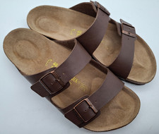 Birkenstock Brown Strappy Arizona Sandals - UK 11.5, EUR 46 Regular