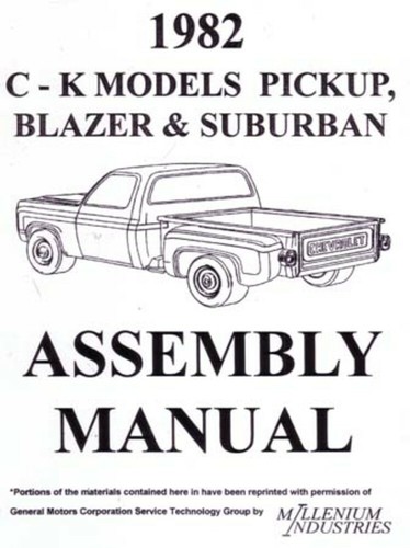 1982 chevrolet truck blazer - 1982,