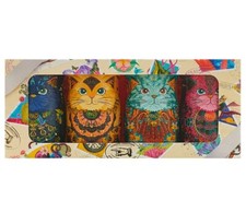 Monty Bojangles Kitten Tins | 4 Chocolate Truffles (Cat Tin) 36g