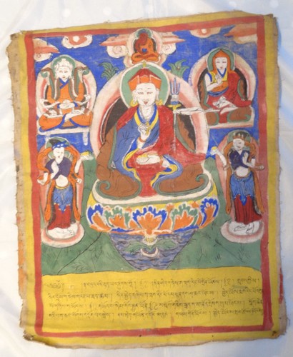 Tibetan thangka naive style - 'tibetan', thangka.
