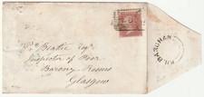 1858 JOHNSTONE 1d STAR & UDC