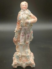 ? Vintage Dresden-Style Porcelain Figurine – Rococo Gentleman c.1930s–1950s