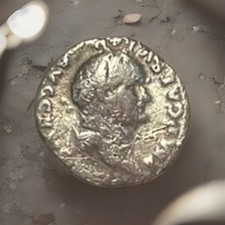 Roman Vespasian Denarius