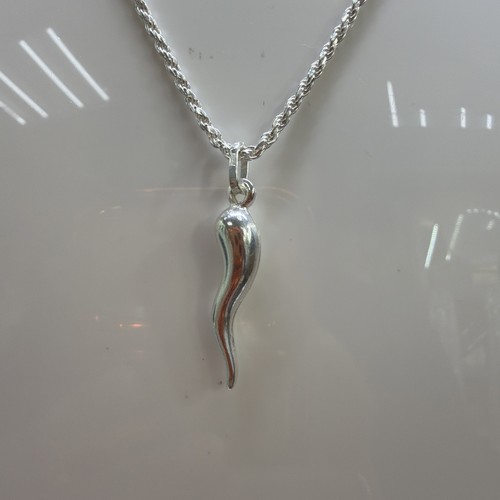 Italian horn pendant 925 - italian,