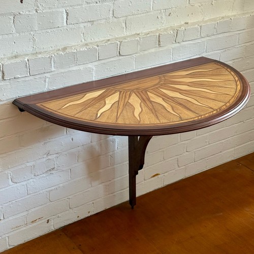 Antique half moon sunburst - half,