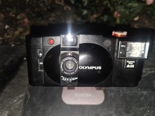 Olympus XA 2 35mm Film Camera 35mm F3.5 Lens & A11 Flash, Both Working