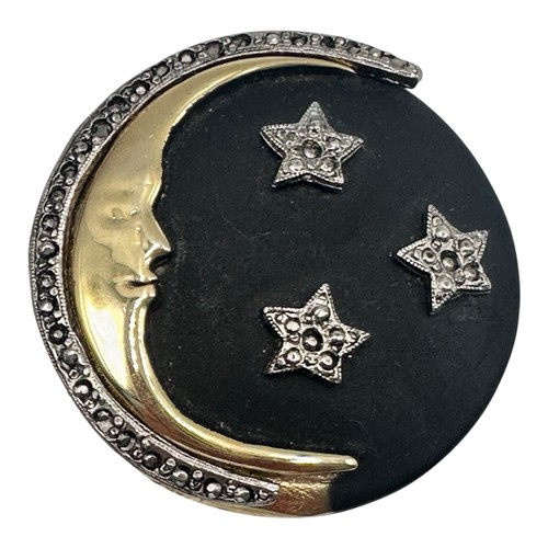 Vintage moon stars - stars, gold