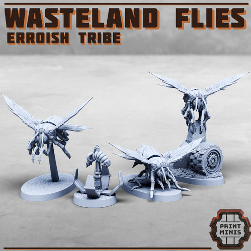 28mm wasteland flies erroish - -,