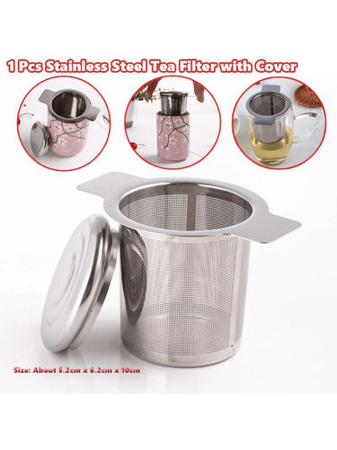 Stainless steel mesh tea - steel,