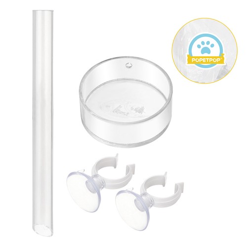 Clear acrylic shrimp feeder - clear,