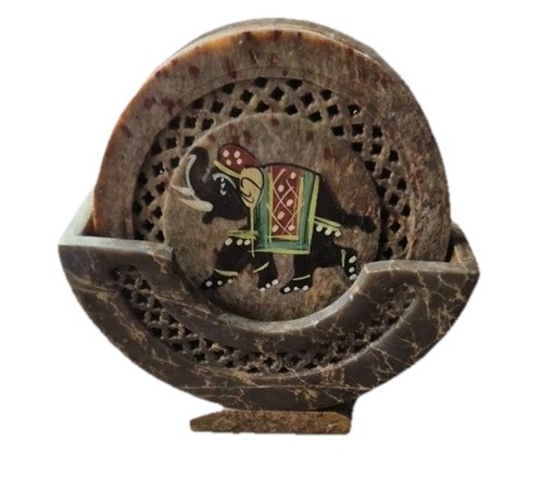 Elephant coasters stone - elephant,