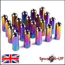 BLOX NEO CHROME LUG WHEEL NUTS 60MM M12x1.5 fit HONDA CIVIC EP3 INTEGRA DC2 DC5