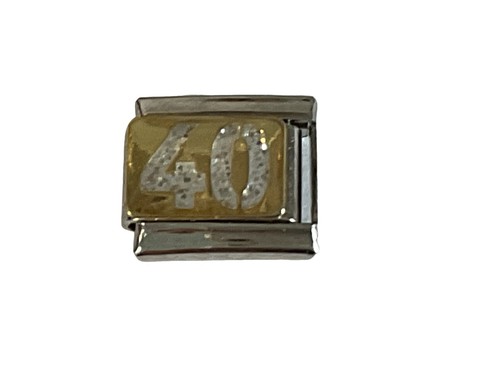 40th gold number classic - gold,